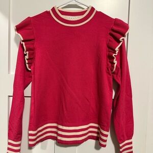 THML Pink Ruffle Sweater